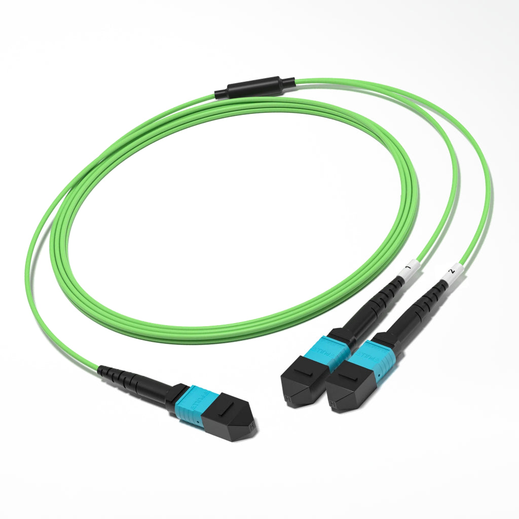 MPO-12 to 2 x MPO-4 8F OM5 Harness Cable - product view