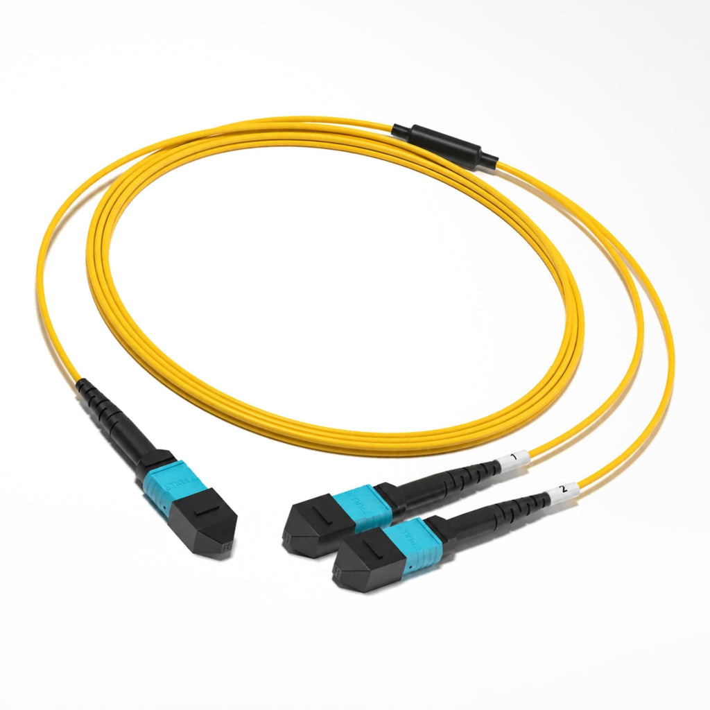MPO-12 to 2 x MPO-4 8F OS2 G.657.A2 Harness Cable - product view